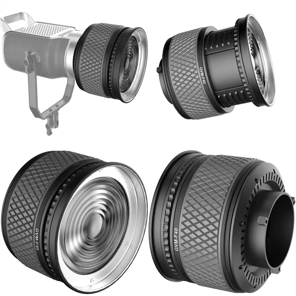 Photography Lighting Design - Официальная линза Френеля GVM F40 с