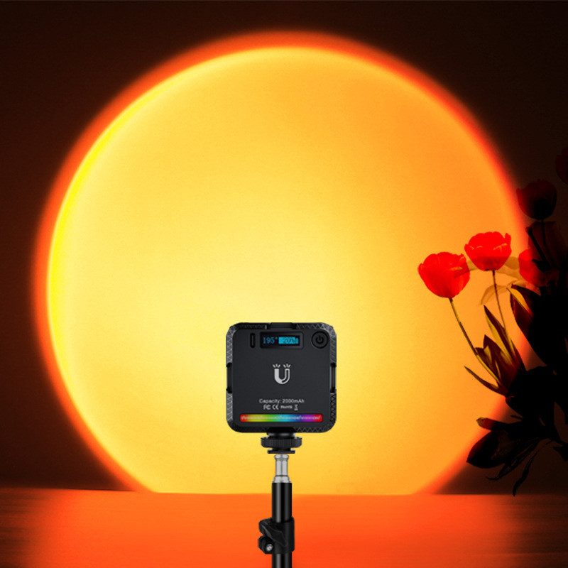 Photography Lighting Design - RGB видеосвет светодиодный солнечный свет радуга