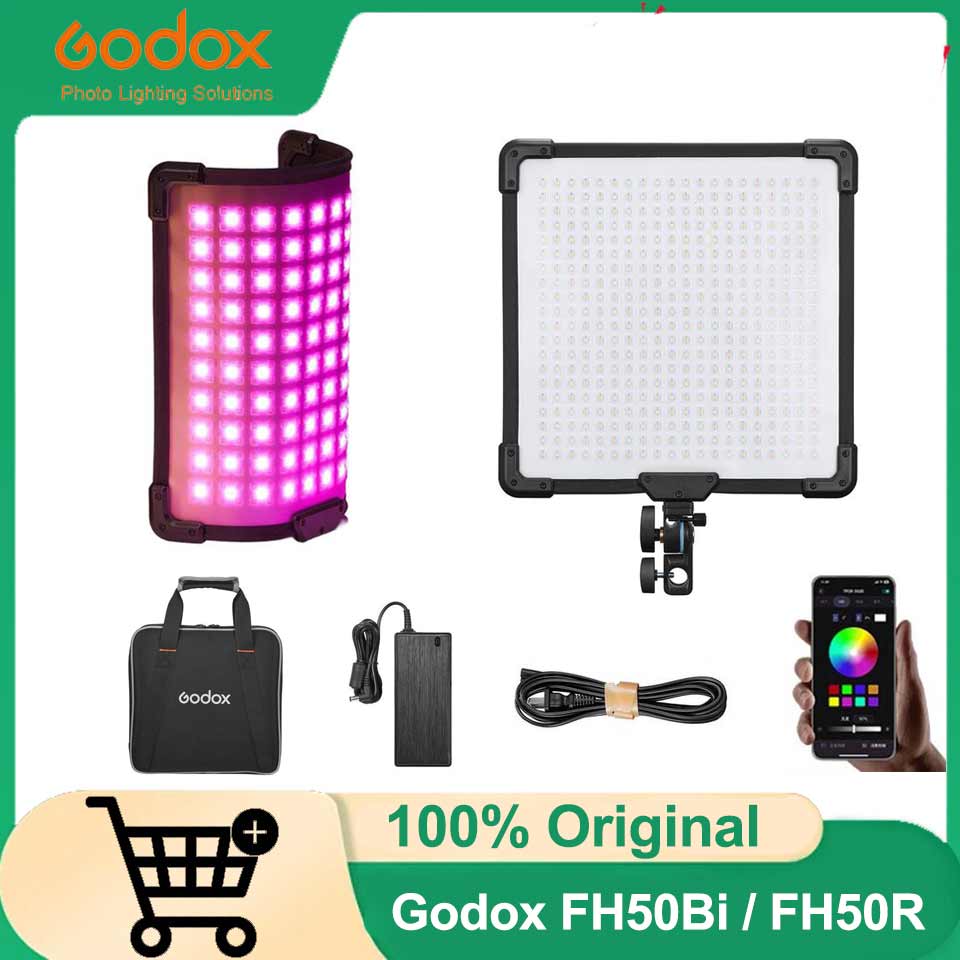 Photography Lighting For Portraits - Гибкие ручные светодиодные панели Godox FH50Bi