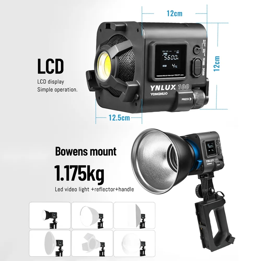 YONGNUO YNLUX100 100W 3200K-56 – обзор и цена Photography And Lighting