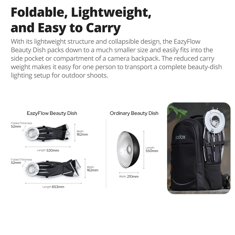 Новый Godox EazyFlow Beauty Di – обзор и цена Photography Lighting Design